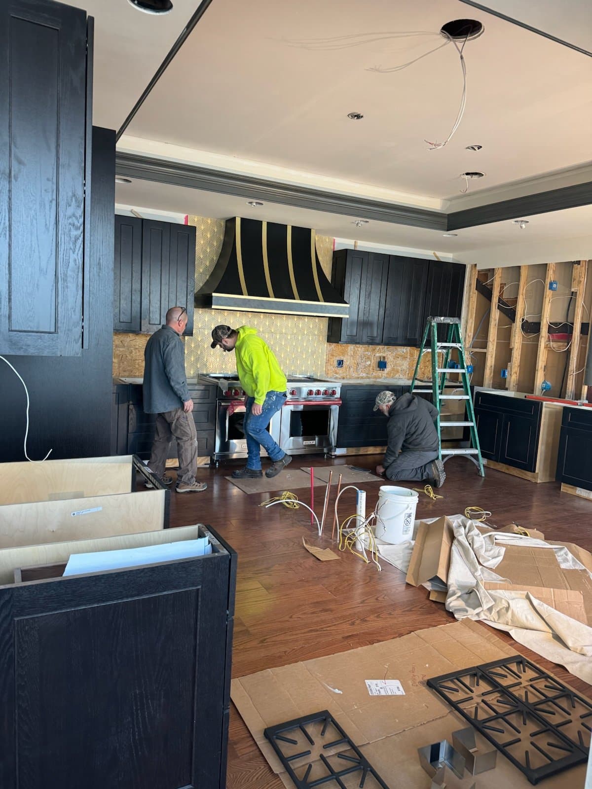 Kitchen remodel in progress by TNT Construction