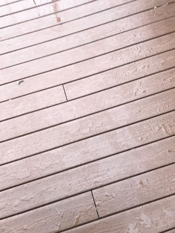 Fresh decking boards on a new deck in Boyne City
